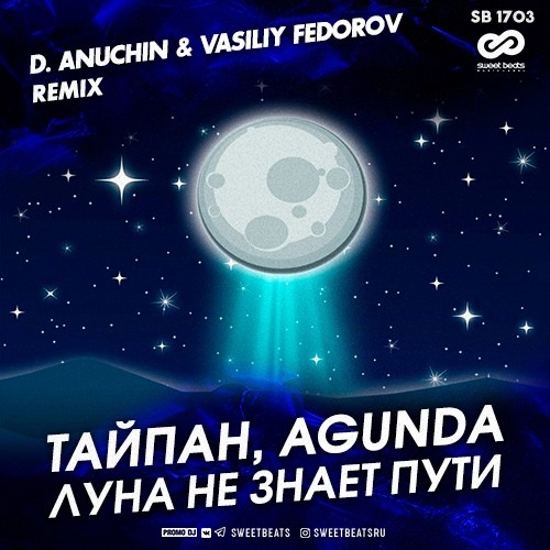 Обложка к песне Луна Не Знает Пути (D. Anuchin & Vasiliy Fedorov Remix) от Тайпан & Agunda