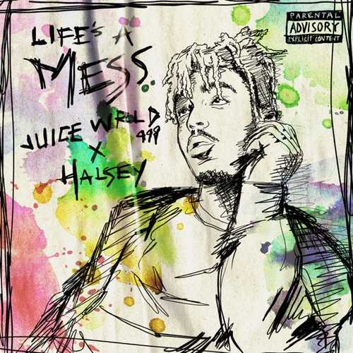 Обложка к песне Life's A Mess (feat. Halsey) от Juice WRLD