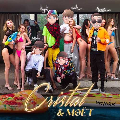 Обложка к песне Cristal & Моёт (feat. Soda Luv & Blago White & OG Buda & Mayot) от Morgenshtern