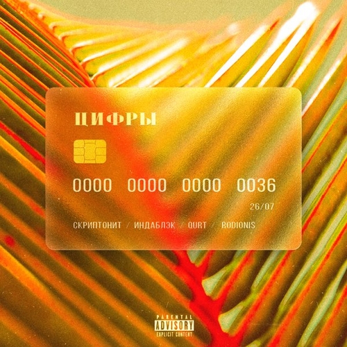 Обложка к песне Цифры (feat. Индаблэк & Qurt & Rodionis) от Скриптонит