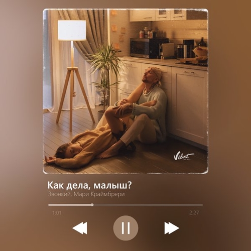 Обложка к песне Как Дела, Малыш? (feat. Мари Краймбрери) от Звонкий