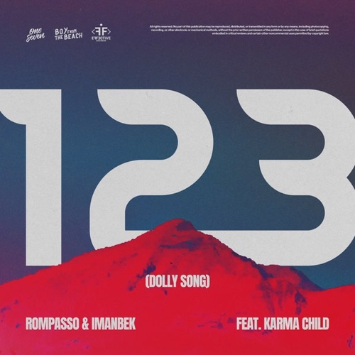 Обложка к песне 123 (feat. Imanbek & Karma Child) от Rompasso