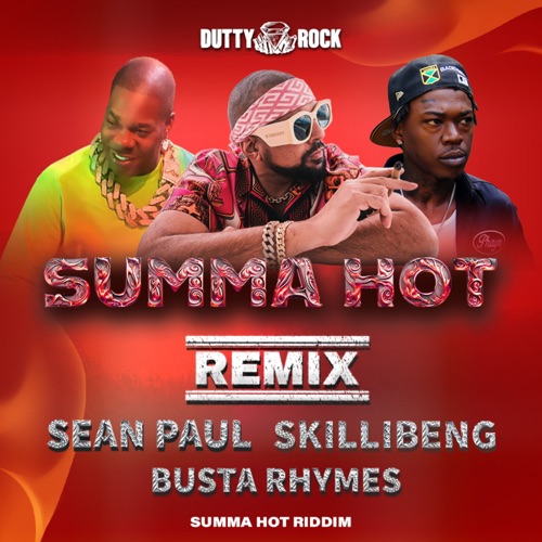 Обложка к песне Summa Hot (Remix) от Sean Paul & Skillibeng feat. Busta Rhymes