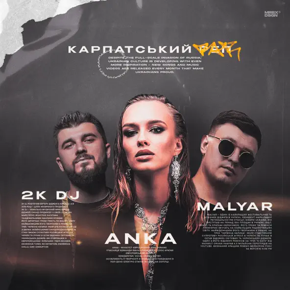 Обложка к песне Карпатський Реп (Dakhabrakha Cover) от Anka & 2k DJ feat. Malyar