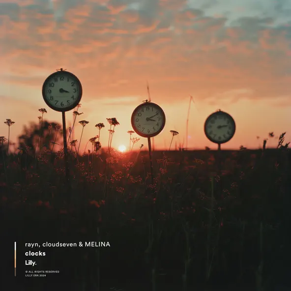 Обложка к песне Clocks (feat. Cloudseven & Melina) от Rayn