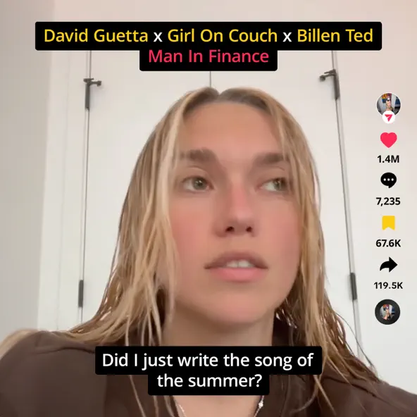 Обложка к песне Man In Finance (feat. Girl On Couch & Billen Ted) от David Guetta