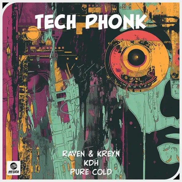 Обложка к песне Tech Phonk (feat. Kreyn & Kdh & Pure Cold) от Raven