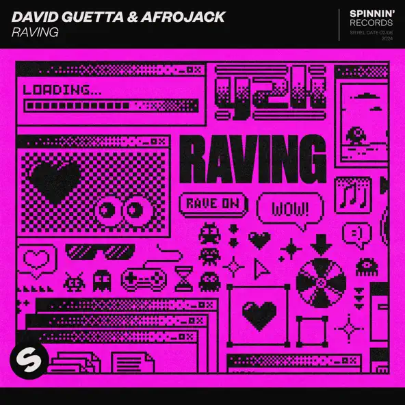 Обложка к песне Raving (feat. Afrojack) от David Guetta