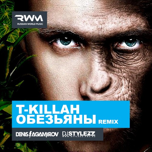 Обложка к песне Обезьяны (Denis Agamirov & Stylezz Remix) от T-Killah