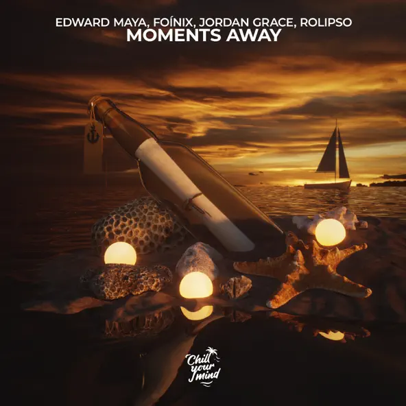Обложка к песне Moments Away (feat. Jordan Grace & Rolipso) от Edward Maya & Foínix
