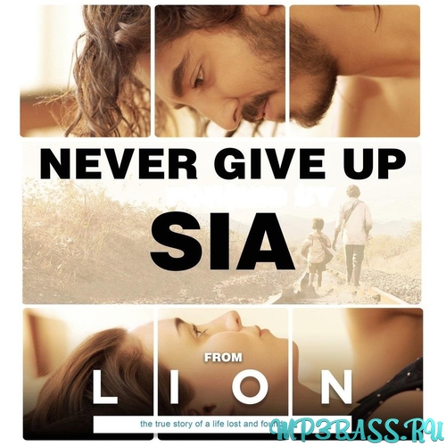Обложка к песне Never Give Up от Sia