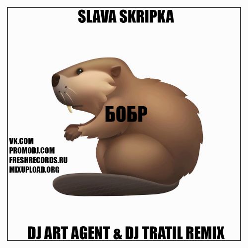 Обложка к песне Бобр (DJ Art Agent & DJ Tratil Remix) от Slava Skripka