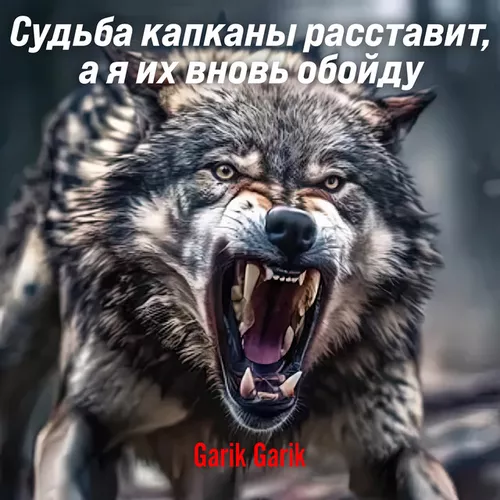 Обложка к песне Судьба Капканы Расставит, А Я Их Вновь Обойду от Garik Garik