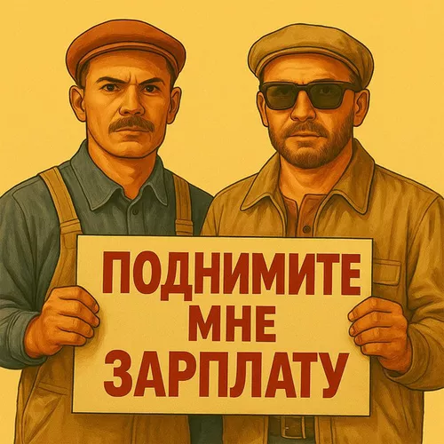 Обложка к песне Поднимите Мне Зарплату (feat. Mavik) от Galibri