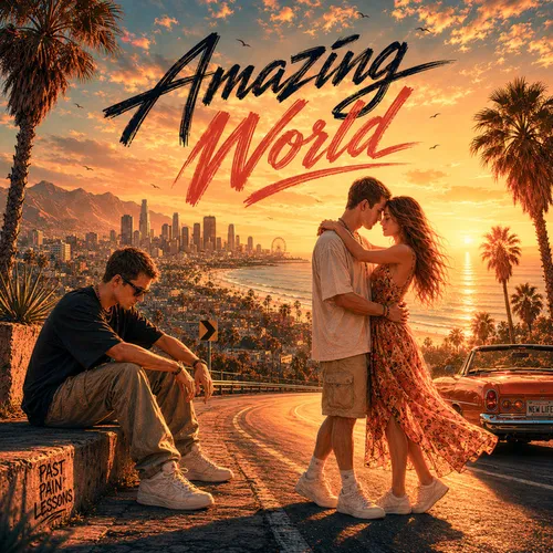 Обложка к песне Amazing World (feat. DiShanti & Rooan) от PashAnanda