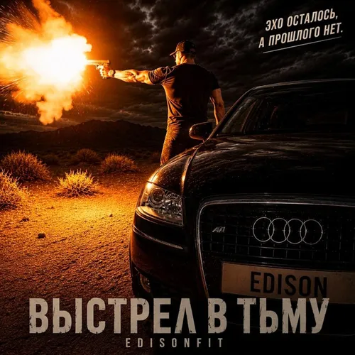 Обложка к песне Выстрел В Тьму (feat. Barvee) от EdisonFit