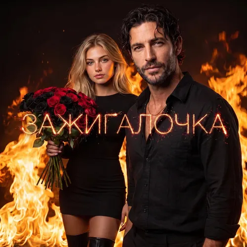 Обложка к песне Зажигалочка (feat. Фара Ночи) от Berezhno