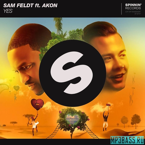 Обложка к песне Yes (feat. Akon) от Sam Feldt