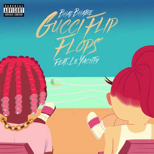 Обложка к песне Gucci Flip Flops (feat. Lil Yachty) от Bhad Bhabie